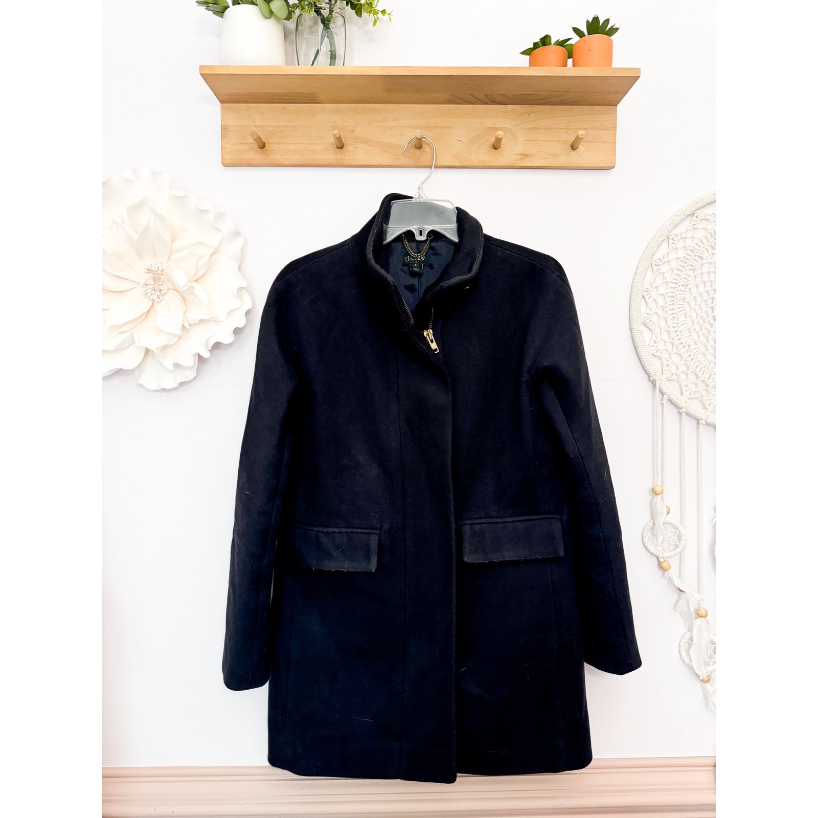 Jcrew Virgin Wool Overcoat Size 2